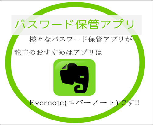 パスワードメモの簡単安全な保存方法とおすすめアプリを紹介！evernote